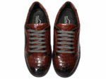 PEER-SNEAKER-2801-F-CROC-GENUINE LEATHER-CHERRY - Image 4