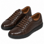 PEER-SNEAKER-2801-F-CROC-GENUINE LEATHER-BROWN