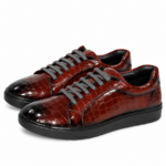 PEER-SNEAKER-2801-F-CROC-GENUINE LEATHER-CHERRY