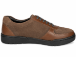 PEER-SNEAKER-2802-SEMI-SUEDE-MATCHING-GENUINE LEATHER-BROWN - Image 3