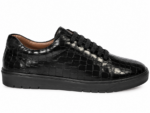 PEER-SNEAKER-2801-F-CROC-GENUINE LEATHER-BLACK - Image 3