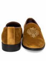 PEER-LOAFER-2523-EMBRIODERY-VELVET-TAN - Image 5