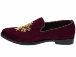 PEER-LOAFER-2523-EMBRIODERY-VELVET-PURPLE - Image 2