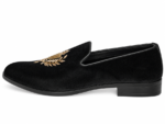 PEER-LOAFER-2523-EMBRIODERY-VELVET-BLACK - Image 2