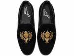 PEER-LOAFER-2523-EMBRIODERY-VELVET-BLACK - Image 4