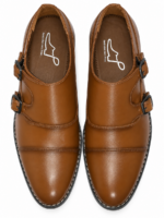 PEER-LOAFER-D-MONK-4917-BUCKEL-GENUINE LEATHER-TAN - Image 4